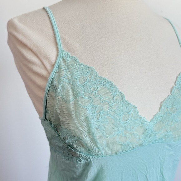 Victoria's Secret Other - Victorias Secret Lace Babydoll Nightie Women L Y2K Coquette Lingerie Pastel